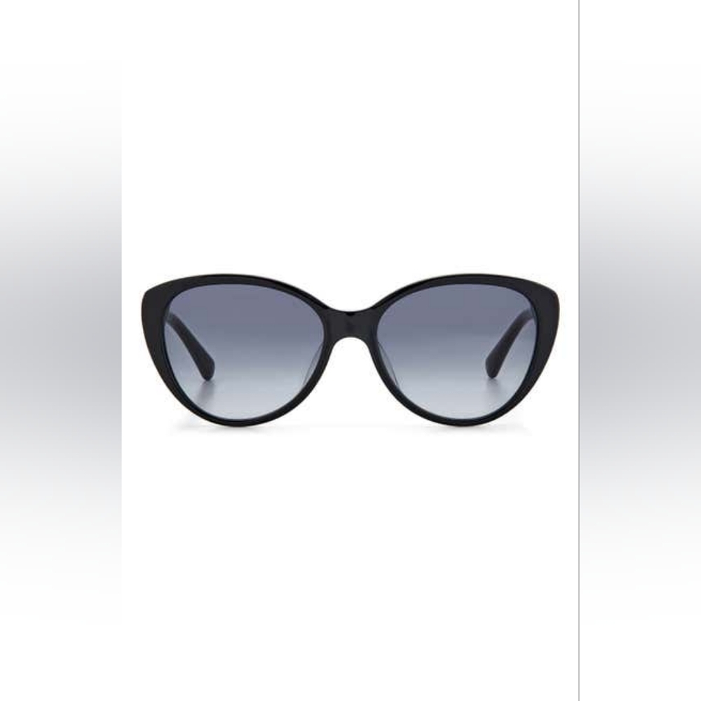 Kate Spade New York visalia 55mm gradient cat eye sunglasses, BLACK/ DARK GRAY G